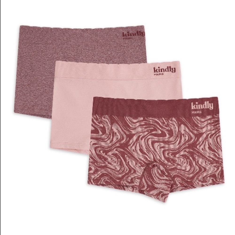 Like New Kindly Yours Sustainable Seamless Boyshort - 3 pack